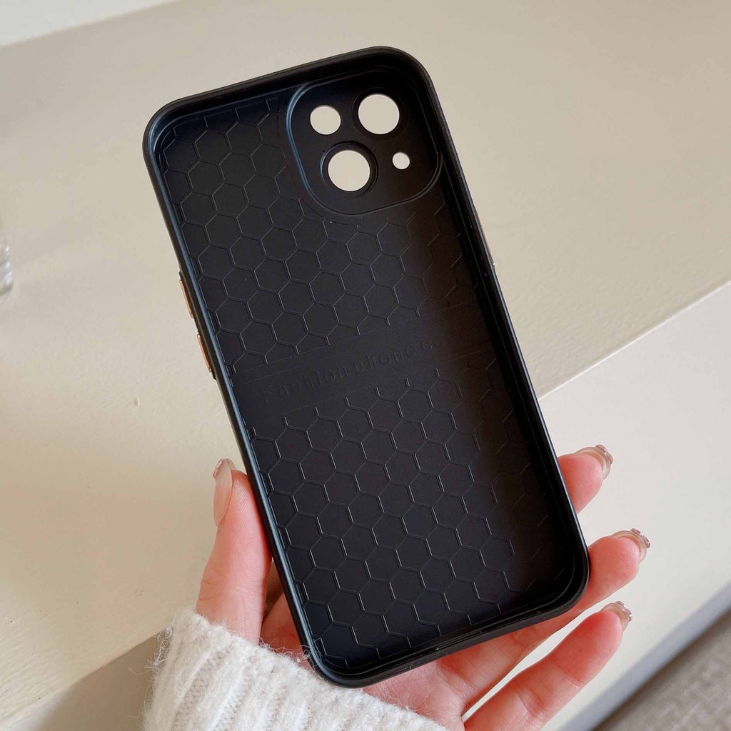 Ốp Điện Thoại Da Họa Tiết Gấu Thời Trang Cho iPhone 14ProMax 13Pro 12 11 XSMax