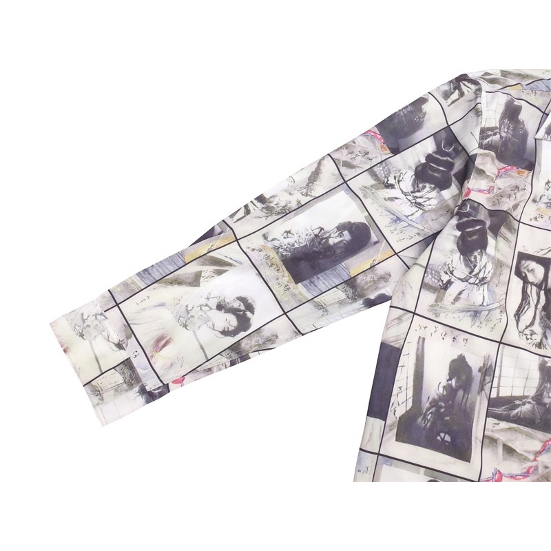 Áo Sơ Mi Tay Dài In Hình WACKO MARIA Plus Size Cho Nam Nữ