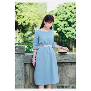 Váy suông , váy linen cao cấp [ form đẹp , chất mịn dễ chịu]