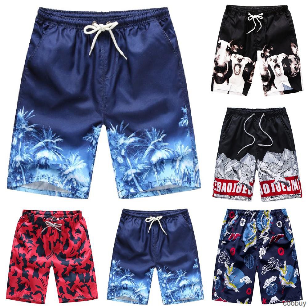 Quần short nam in họa tiết thời trang thể thao lỏng lẻo