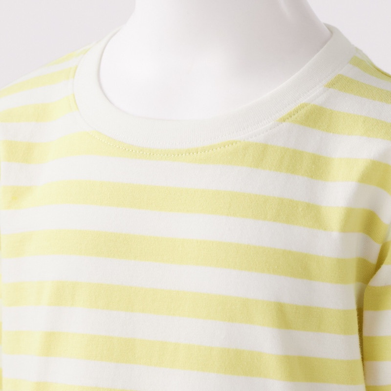 Muji Áo Thun Cotton Dài Tay - Trẻ Em