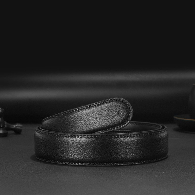 Dây thắt lưng nam không đầu khóa dây da bò 2 mặt