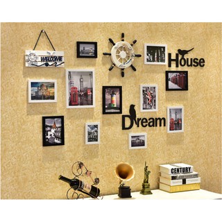 Bộ khung tranh treo tường trang trí nhà bánh lái 2019 - Home and Garden