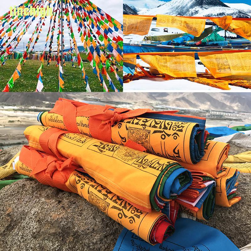 Set 20 lá cờ cầu nguyện của Phật giáo Tây Tạng