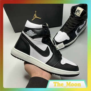 giày jordan đen trắng cao cổ, jordan panda nam nữ