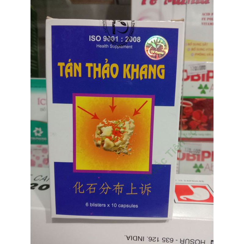 Tán thảo khang , tiêu tan sỏi thận