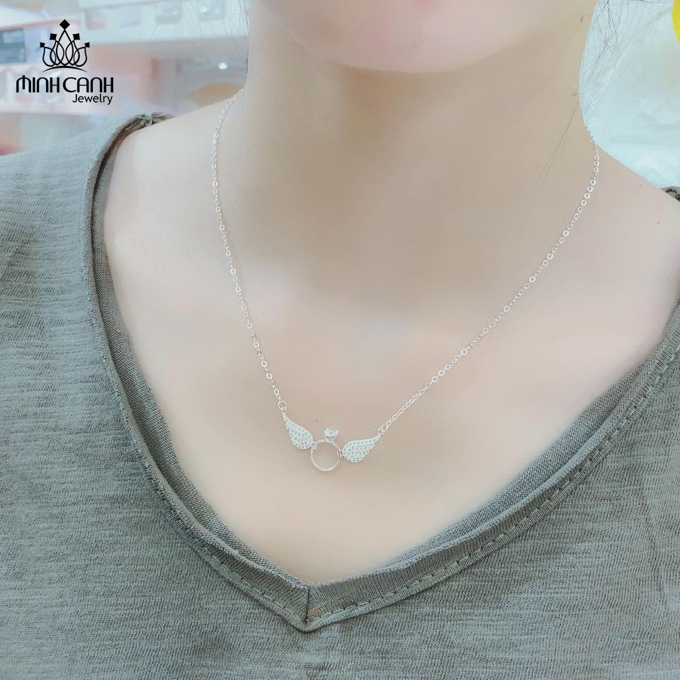 Dây Chuyền Cánh Thiên Thần Mặt Nhẫn - Minh Canh Jewelry