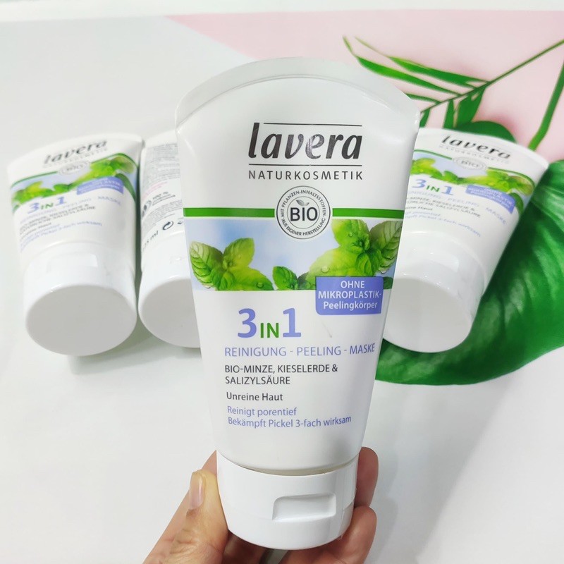 Sữa rửa mặt 3 in 1 Lavera mẫu mới