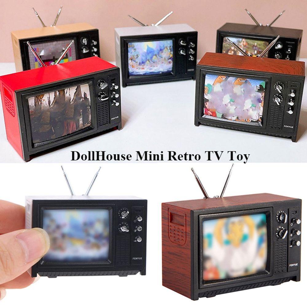 RAINBOW Tv Đồ Chơi 5 Màu Trang Trí Nhà Búp Bê