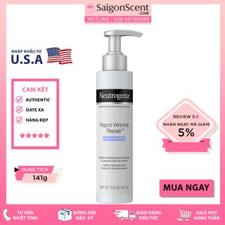 Sữa Rửa Mặt Chống Lão Hoá Neutrogena Rapid Wrinkle Repair Prep Cleanser 141g