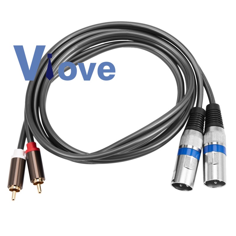 Cáp Chuyển Đổi 1.5m Dual Rca Male Sang Xlr 2 Xlr Sang 2 Rca