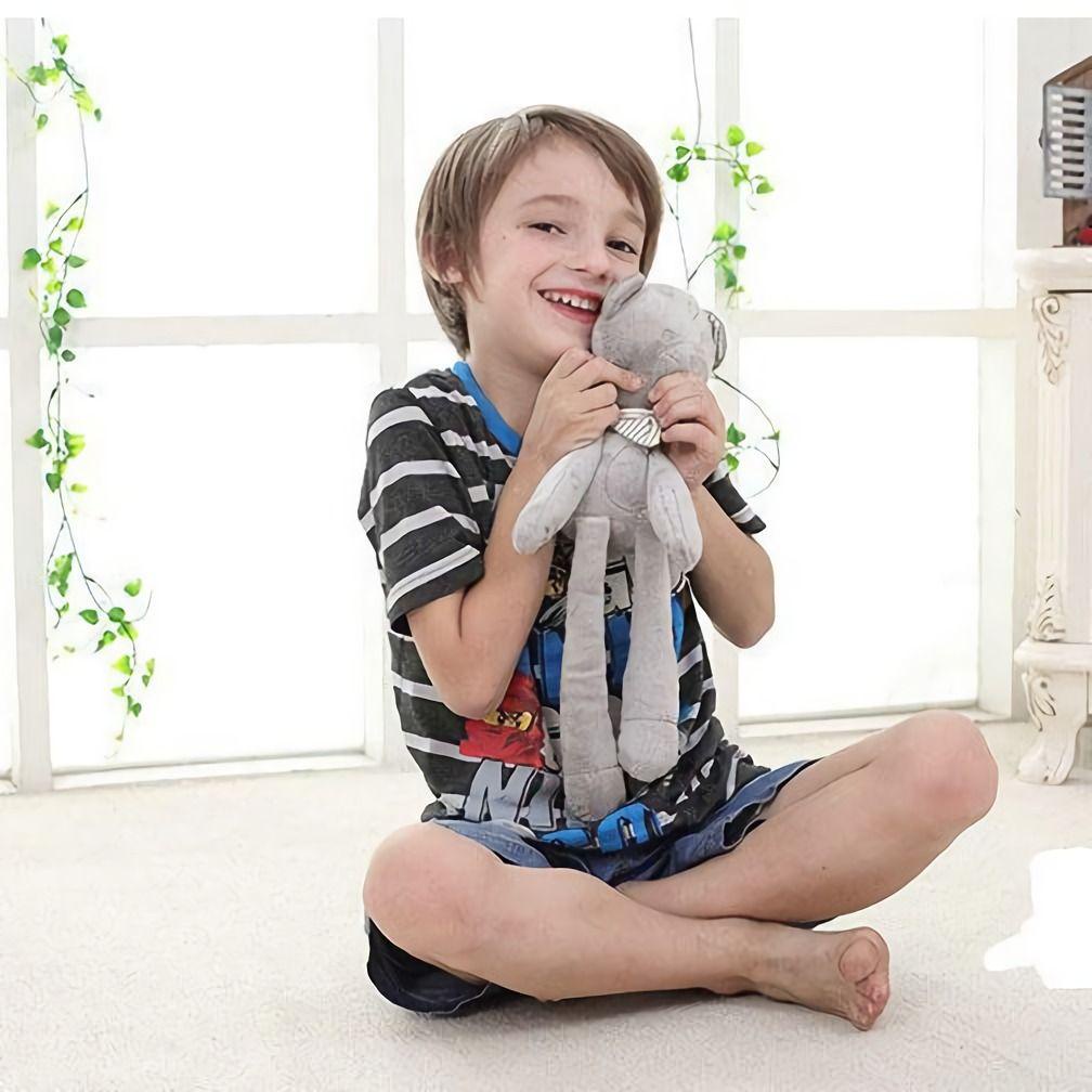 Thỏ Nhồi Bông Màu Cầu Vồng Xinh Xắn Mềm Mại Mate