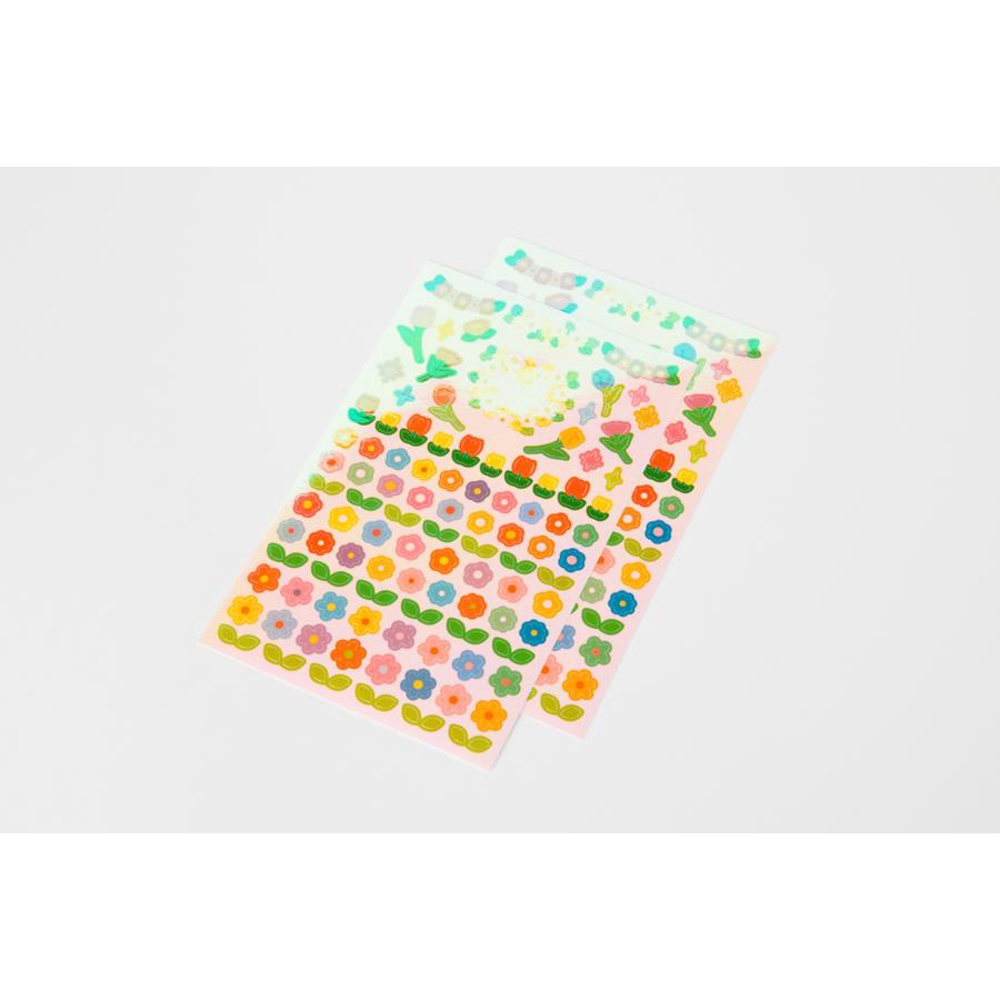 Set 2 Tấm Sticker ARTBOX Hàn Quốc Hình Hoa Phản Quang