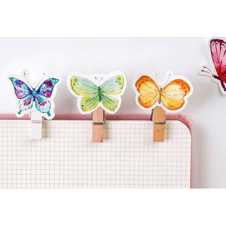 Bộ 46 Sticker Hàn Quốc hình con bướm dán trang trí E29