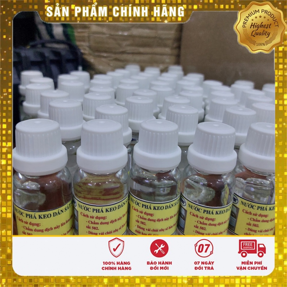 - Nước tẩy keo dán sắt 502, keo UV trên ALU - MICA - KÍNH - NHỰA - INOX an toàn không hại da tay