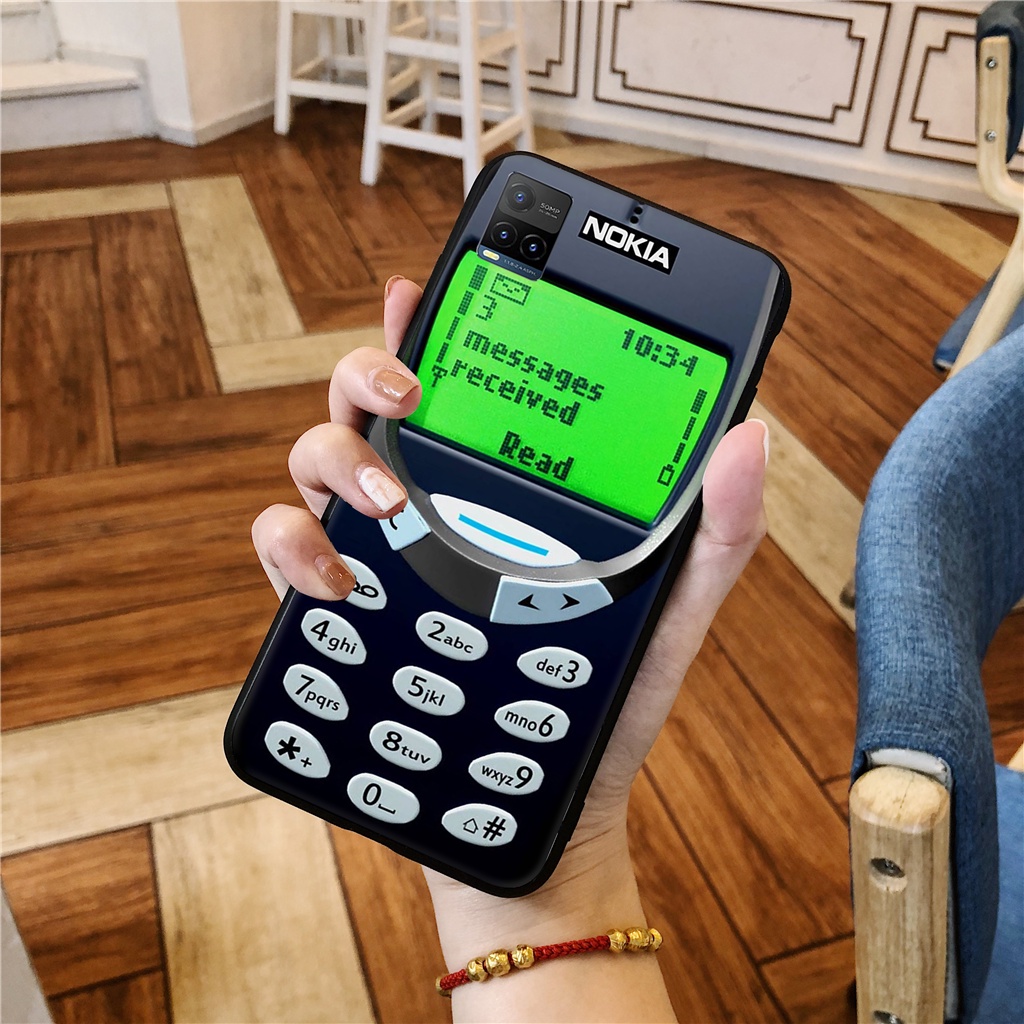 Ốp Điện Thoại Mềm Viền Đen Hình Nokia D Cho Vivo Y11 Y11S Y20i Y20S Y17 Y12 Y15 U3 Y19 Y20 Y30 Y21 Y33S Y21S Y50