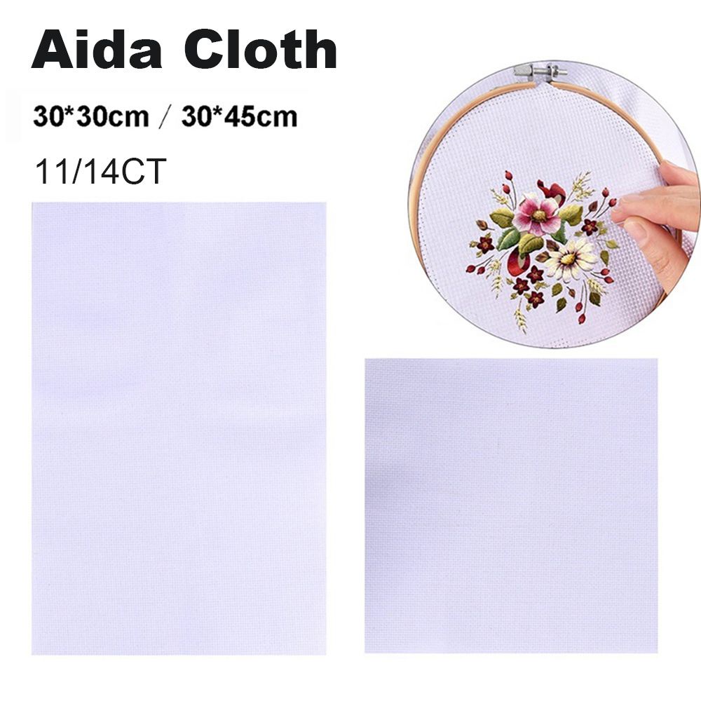Vải Bạt 14ct Dùng Thêu Tranh Chữ Thập Thủ Công Diy