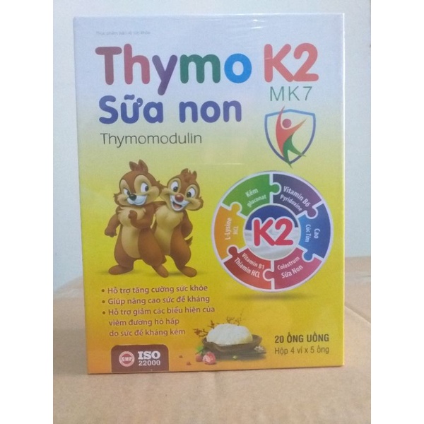 Thymo K2 sữa non giúp nâng cao sức đề kháng hãng Đại Thanh