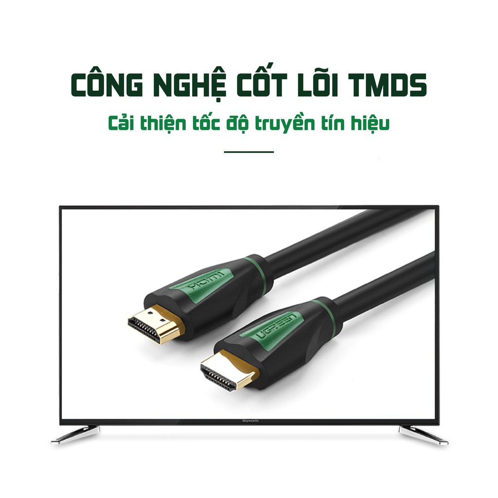 Dây HDMI 2.0 thuần đồng khử Oxy hóa UGREEN HD116