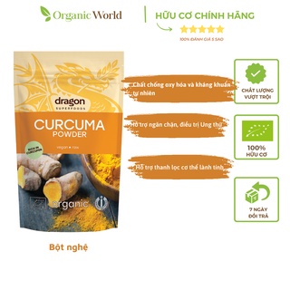 Bột nghệ hữu cơ nguyên chất Dragon Superfoods 150g