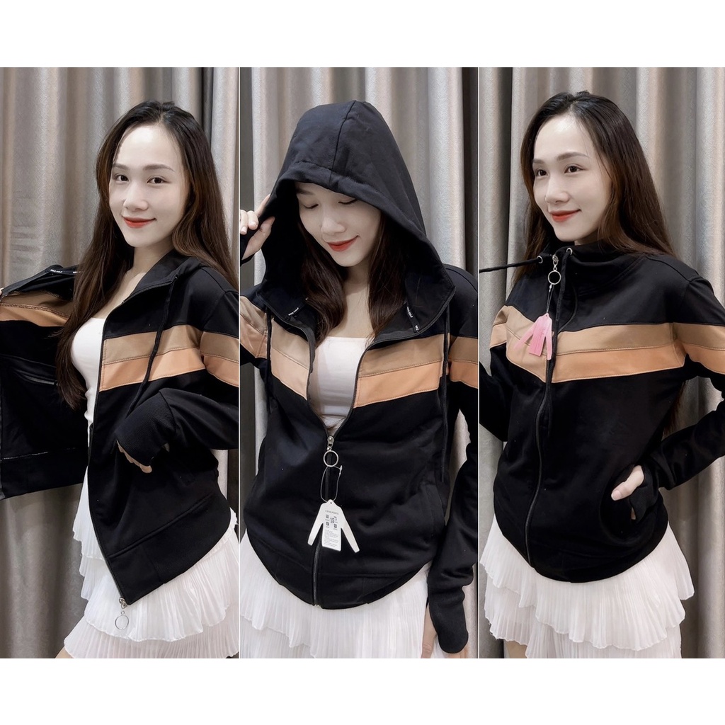 Aó Khoác Đi Nắng Phối Ngực , Nón To  , 6 Túi , Size 40/70kg