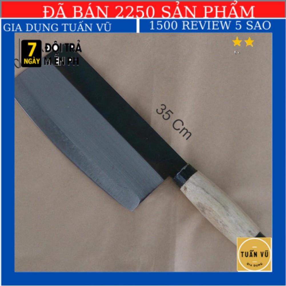 Dao phớ to chặt thịt gà làng nghề Đa Sỹ 35 cm