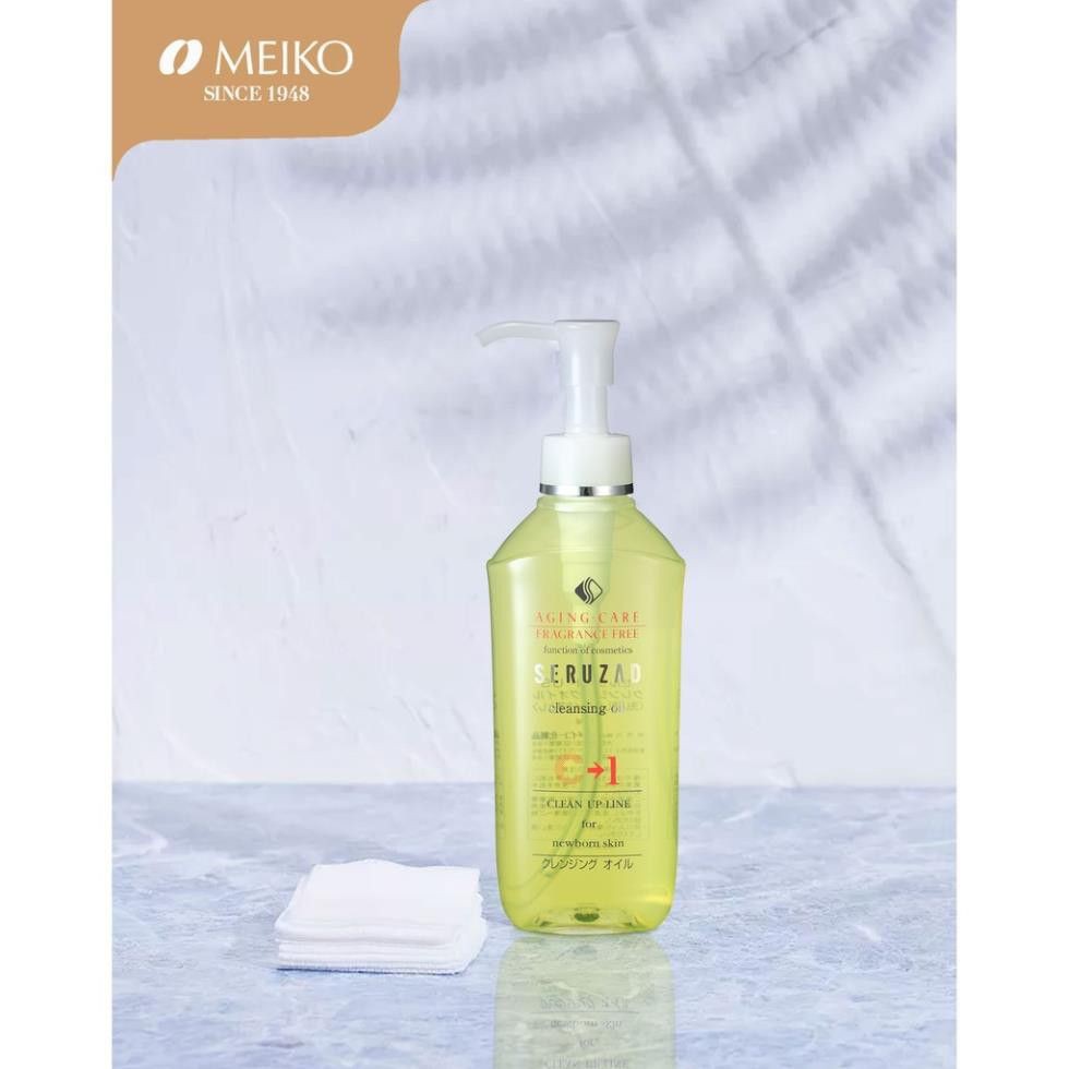 [ Chính hãng ] Dầu tẩy trang MEIKO Nhật Bản Meiko Seruzad Cleansing Oil C->1 195g