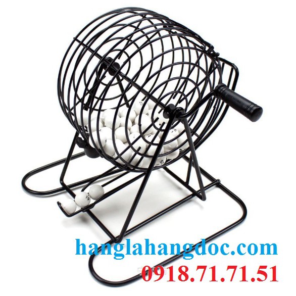 Lồng sắt quay số lô tô độc đáo, đồ chơi thú vị cho cả gia đình