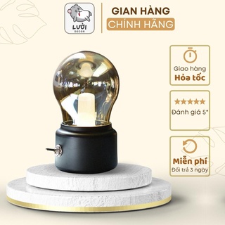 Đèn ngủ để bàn cute, đèn led mini 3d để bàn trang trí dễ thương - LƯỜI DECOR