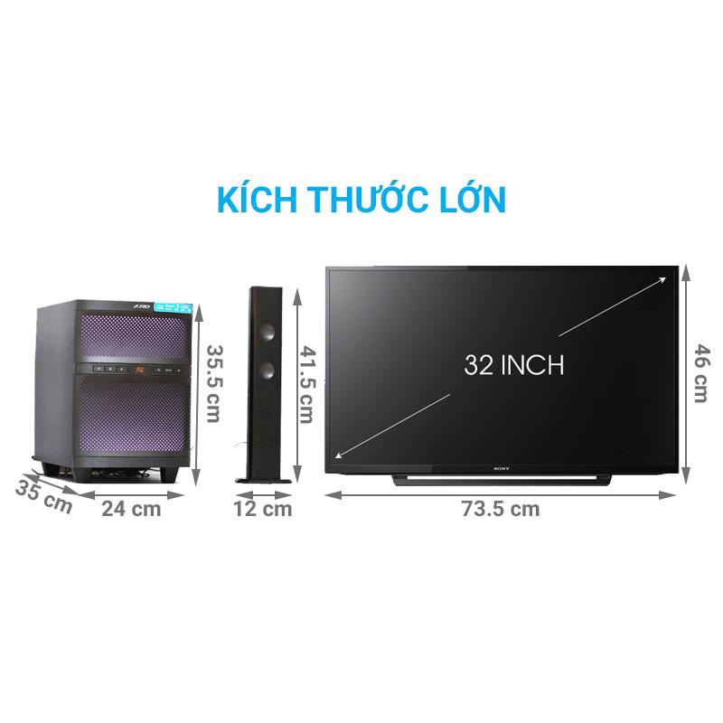 Loa Bluetooth Fenda T-220X USB/AUX/Bluetooth/RAC/Optical Cao cấp - Hàng chính hãng