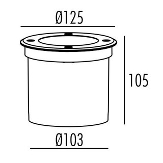 Đèn Sân Vườn LED Âm Đất Nanoco - NGL2641