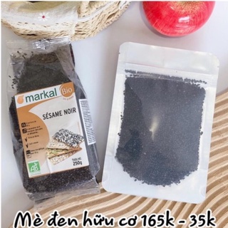 Mè đen, Vừng đen hữu cơ MARKAL 250gr làm bánh, sữa hạt cho bé ăn dặm