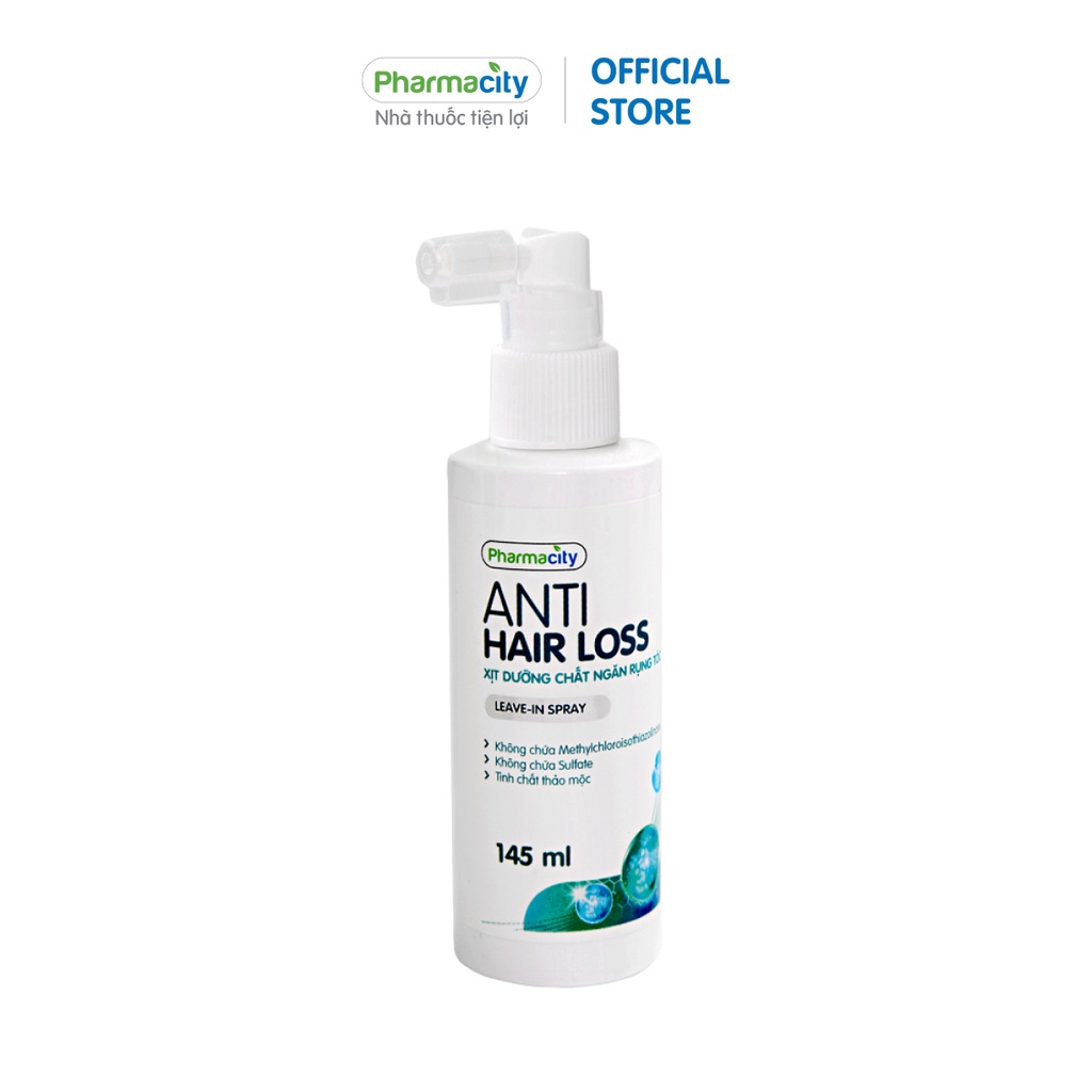 Xịt Pharmacity dưỡng chất cho tóc Anti-hair Loss Leave-In Spray (145ml)