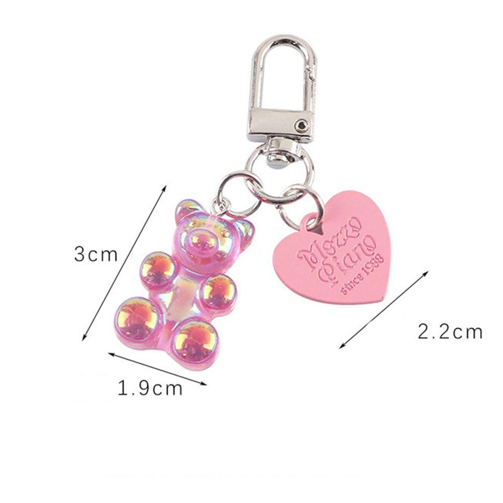 Móc Khóa Hình Gấu Nhiều Màu Sắc Dễ Thương
