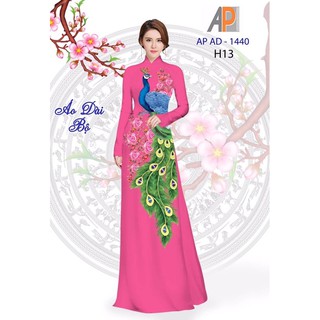 vải áo dài con công