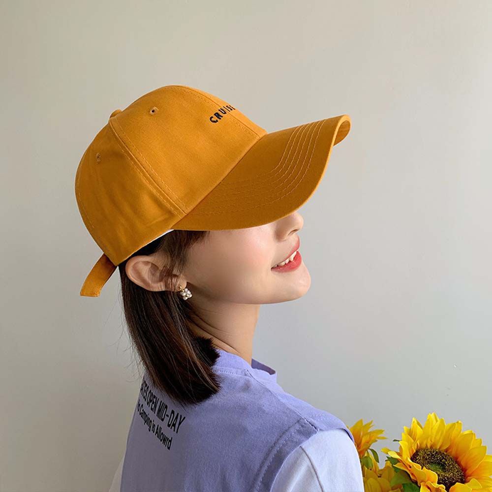 Mũ Lưỡi Trai Cotton Mềm Thêu Chữ Cho Nam Và Nữ Cruise