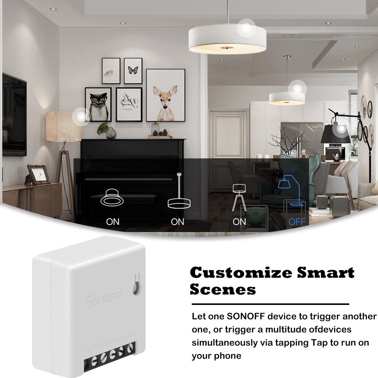 Công Tắc Thông Minh Sonoff Điều Khiển Từ Xa Kết Nối Wifi | BigBuy360 - bigbuy360.vn