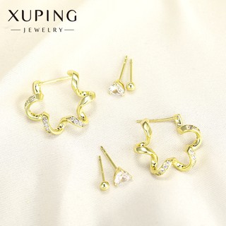 Set 3 Đôi Bông Tai Nữ Mạ Vàng 14K, Phong Cách Hàn Quốc - XPSET304