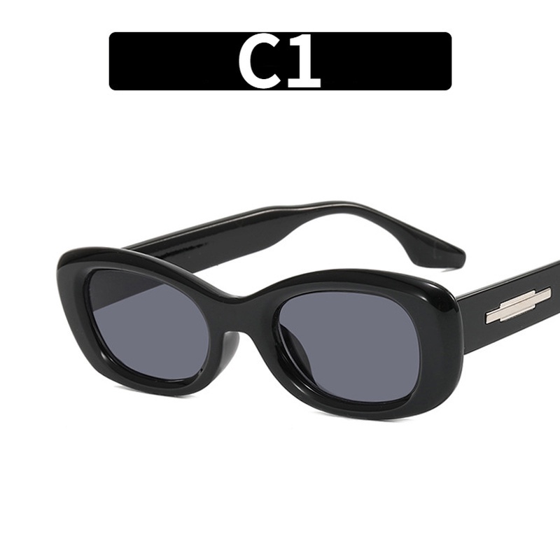 Kính Mát Gọng Vuông Nhỏ Phong Cách Hip Hop Thời Trang Cho Nữ