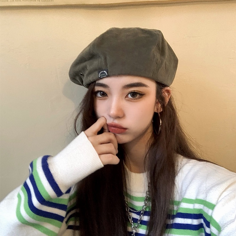 Mũ Beret Kiểu Họa Sĩ Phong Cách Retro Nhật Bản Thời Trang Cho Nữ