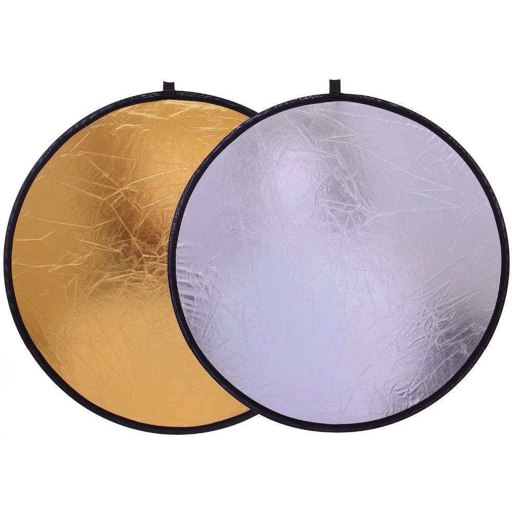 Tấm Phản Quang 24&quot;/60cm 2 Trong 1 Đa Năng Chuyên Dụng Cho Chụp Ảnh Studio