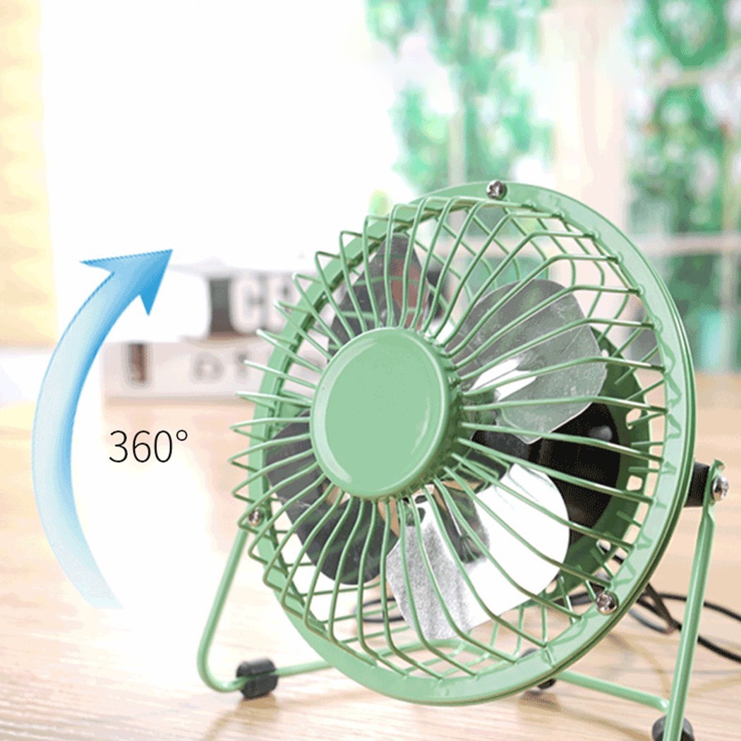 4inch USB Fan Mini Fan Portable Desktop Office Dormitory Table Cooling Mute Rotating