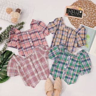 Áo sơ mi croptop Quảng Châu ( kèm ảnh thật)