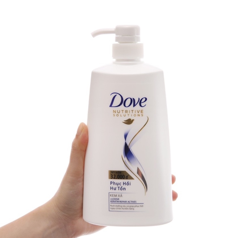 Dầu gội/ dầu xả  Dove Nutritive Solutions Intense Repair Thái Lan 460ml/480ml phục hồi tóc hư tổn