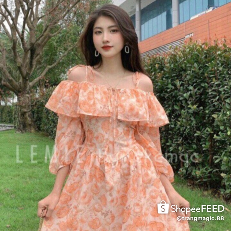 Váy Von hoa nhí đẹp ưu đãi 115k