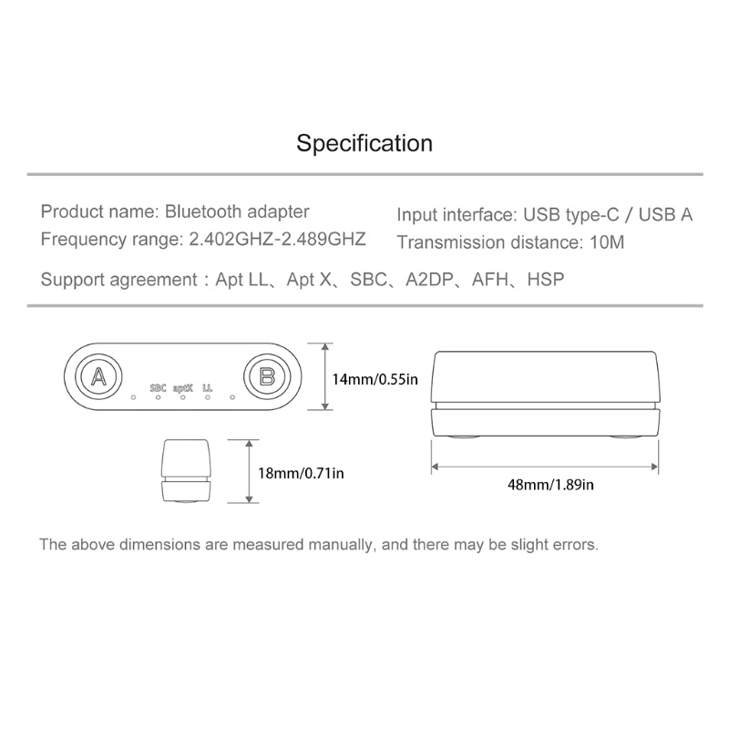 Bộ Chuyển Đổi Kết Nối Bluetooth Cho Switch Lite 5 0