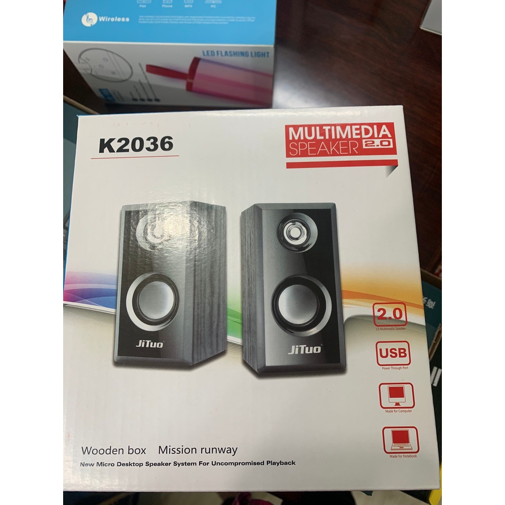 Loa Vi tính gỗ Leerfei K2036 2.0