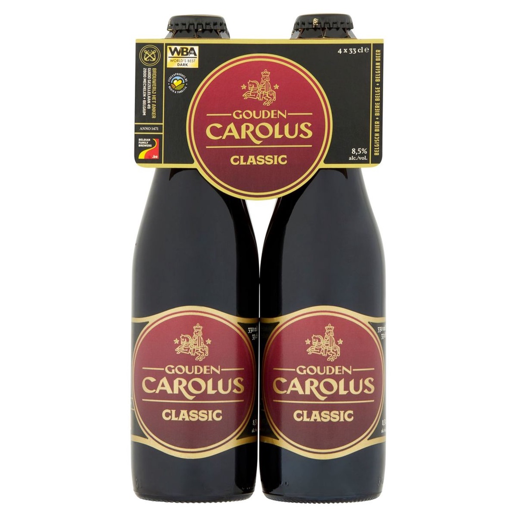 Lốc 4 Chai Bia Gouden Carolus Classic 8.5%