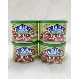 [ HÀNG MỸ] Hạnh nhân cay Blue Diamond Almonds Bold Spicy Dill Pickle hộp 170g.