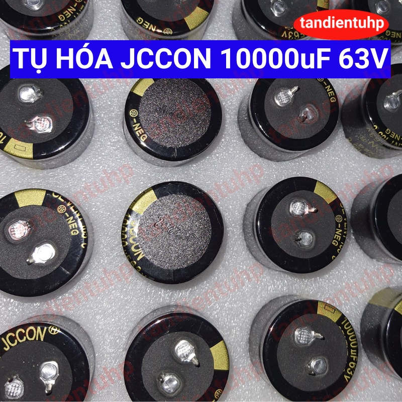 1 Tụ hóa 10000uF 63V JCCON 30mm x 50mm, mới chính hãng, chất lượng cao
